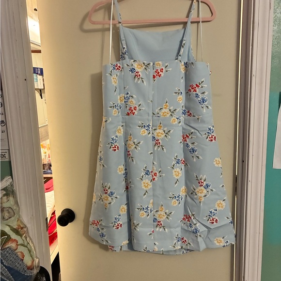 NWT French Connection Ladies Spaghetti Strap Party Dress ( Light Blue) - Picture 4 of 9